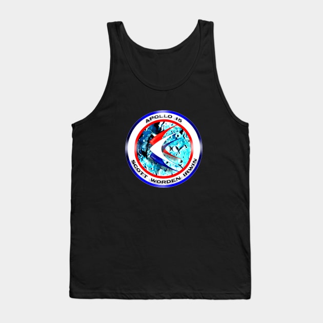 apollo 15 mission art Tank Top by WarDaddy
